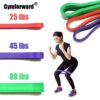 Hip and Arm Band Yoga Resistance Bands Wide Fitness Exercise Legs Band Loop For Circle Squats Training Anti Slip Rolling