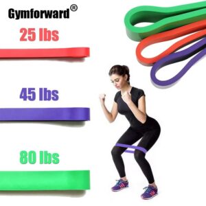 Hip and Arm Band Yoga Resistance Bands Wide Fitness Exercise Legs Band Loop For Circle Squats Training Anti Slip Rolling