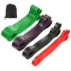 Resistance Bands Durable Exercise Elastic Natural latex Workout Strength Bands Sets Gym Yoga Pilates Fitness Training Equipment