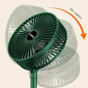 USB Mini Fan Rechargeable Height Folding Telescopic Fan Electric Stand Fan High Duration Mute Fan For Office Bedroom Cooler