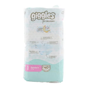 Giggles Premium Newborn Baby Diapers Size 1 (2-5 kg)