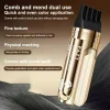 2 In 1 Plant Hair Dye Stick With Comb Black Brown Long Lasting Temporary Hair Coloring Cover White Hairs Hairline Pen Washable