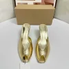 Womens Heeled Slide Sandals Sexy Open Toe High Heels Casual Plus Size Mule Shoes Woman Fashion Slingbacks