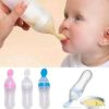 Silicone Baby Food Feeder & Dispensing Spoon