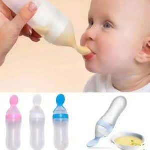Silicone Baby Food Feeder & Dispensing Spoon