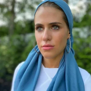 Solid Color Cotton Linen Turban Hijab Hats Fashion Head Wraps Muslim Hats Breathable Chemo Cap For Women Girls
