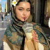 Bohemia Pashmina Hijab Scarf Long Muslim Cashmere Shawl Female Foulard Soft Turban Head Wraps For Women Headband Luxury Brand