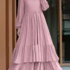 ZANZEA Elegant Women Autumn Long Sleeve Muslim Abaya Hijab Sundress IsIamic Robe Femme Maxi Long Dresses Patchwork Vestidos 2024